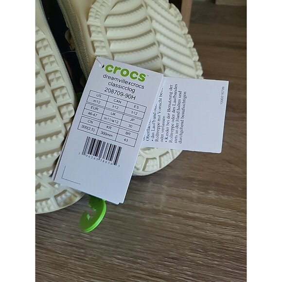 Crocs Unisex J Cole Dreamville X Classic Clogs Sandals Multi, Size 12 Men's - Picture 10 of 13